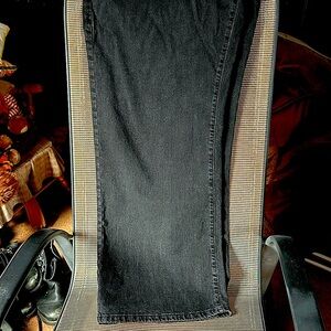 Black wide leg jeans never worn purchased